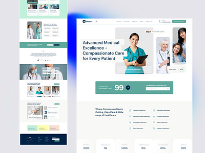 Patient Care: Modern Hospital Landing Page agency website branding clinic creative website design digitalhealthcare doctor healthcaredesign hospital hospitallandingpage medical medicalwebsite moderndesign patientexperience patients responsivedesign uidesign uiux web webdesign