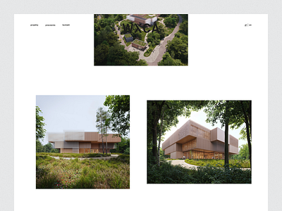 WXCA — Project Details architectural architecture building design desktop flow grid images minimal practice product design project scroll studio ui ux visual visualization web website