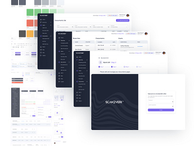 Documents scanning CRM crm dashboard design ui ux web web design