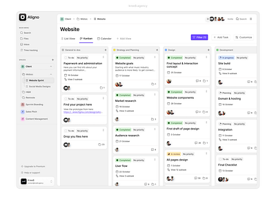 Aligno Task management App UI ui ui design uiux ux ux design