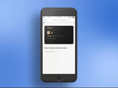 Credit Card Animation animation banking credit card debit card engraving family fintech form kyc micro interaction motion motion graphics onboarding