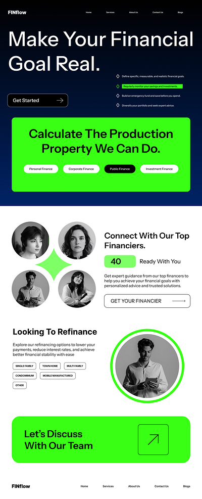 FINflow (mockup) cleandesign designinspiration financedesign financewebsite financialservices financier finflow fintech minimaldesign mockupdesign uiuxdesign userexperience uxui webdesign
