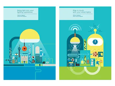 Covers for Citytouch cover illustration graphicdesign illustration infographic product illustration