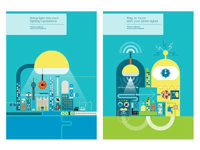 Covers for Citytouch cover illustration graphicdesign illustration infographic product illustration