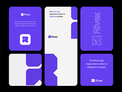 Rivex, Brand Design, Logo Design awesome brand brand design brand guidelines brand identity brand identity guidelines buy logo buy r logo creative logo logo design logo fame logotype medical logo r logo r logo design rivex rrr visual identity