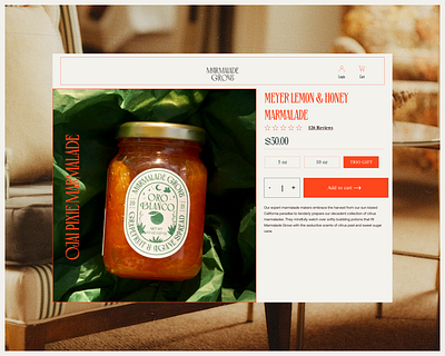 Marmalade Product branding interface ui ux