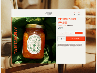 Marmalade Product branding interface ui ux