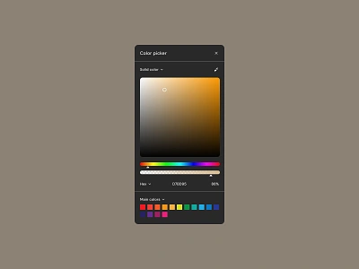 Color Picker - Daily UI :: 060 060 color color palette color picker colorpicker daily 100 challenge daily ui 060 dailyui dailyui 060 dailyui060 dailyuichallenge design picker ui ui design