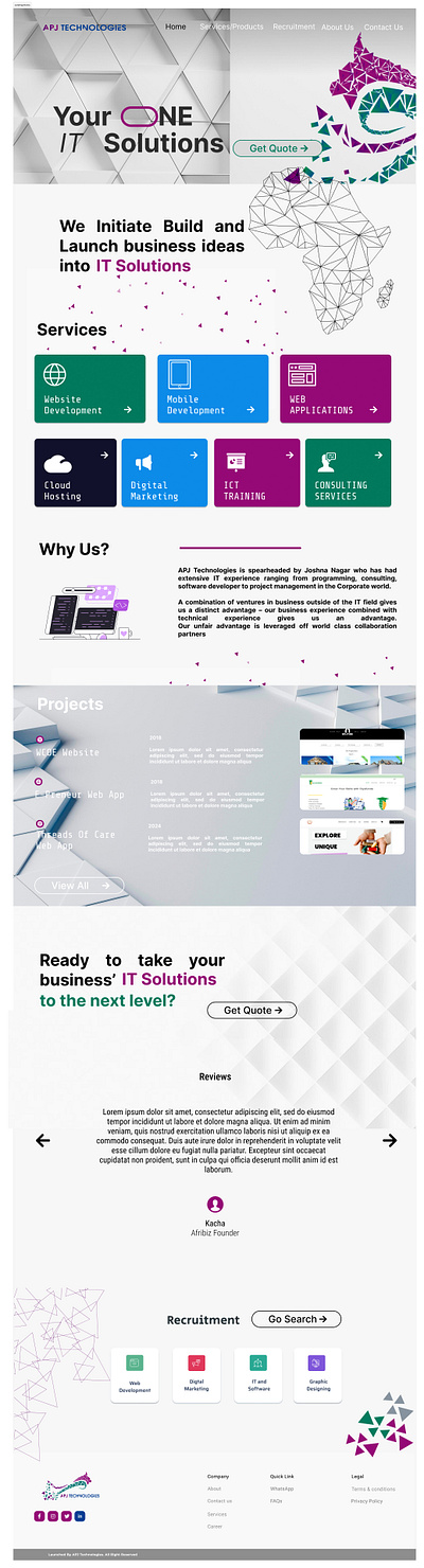 SaaS Landing Page branding graphic design ui