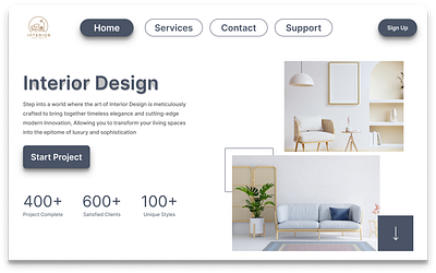 Furniture Home Web Post app design graphic design illustration typography vector