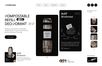 Perfume Ecommerce Design deodarant ecommerce website luxury ecommerce landing page luxury ecommerce website luxury landing page perfume ecommerce perfume ecommerce website perfume visual design web ui