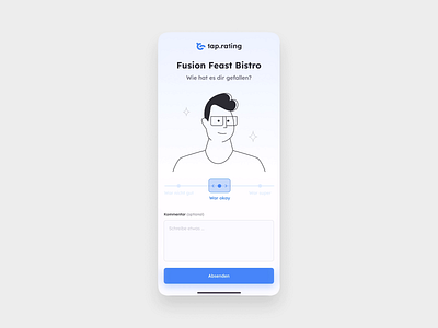 Mobile Rating App animation app concept design ui ux