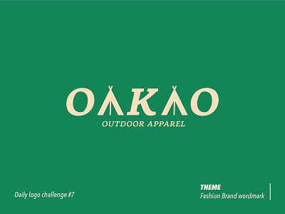 Daily Logo Challenge #7 - Fashion Brand Wordmark brand design brand identity branding clothing brand design fashion fashion brand graphic design hiking hiking logo logo logo design logomark vector