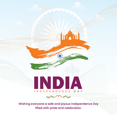 Happy Independence Day app design graphic design illustration typography