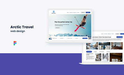 Arctic Travel - website redesign design ui webpage