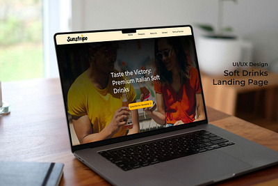 Landing Page for Soft Drinks figma landing page soft drinks soft drinks landing page soft drinks website landing page ui ui design uiux uiux design web design website landing page website landing page design