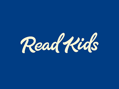 Read Kids Logo branding design graphic design lettering logo typography vector