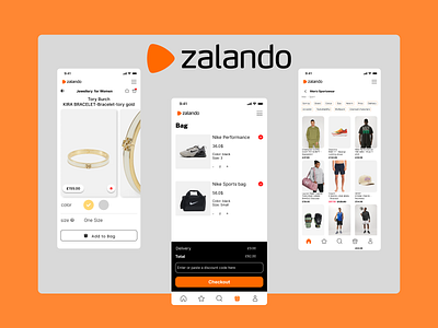 Zalando re;design branding logo ui