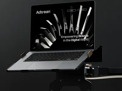 Branding Design For Adtrean brand identity branding branding design clean company logo custom logo dark deep design graphic design letter mark logo logo a mark mockup modern vector visual identity