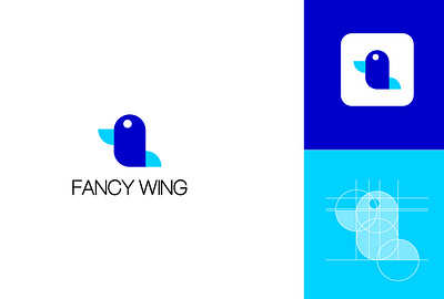 Fancy Wing logo design branding business logo graphic design logo minimalistlogo vector