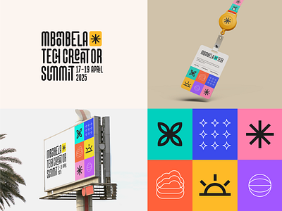 Mbobela Tech Creators Summit, Logo and Branding 2024 brand branding colorful font icons logo tech technology typo