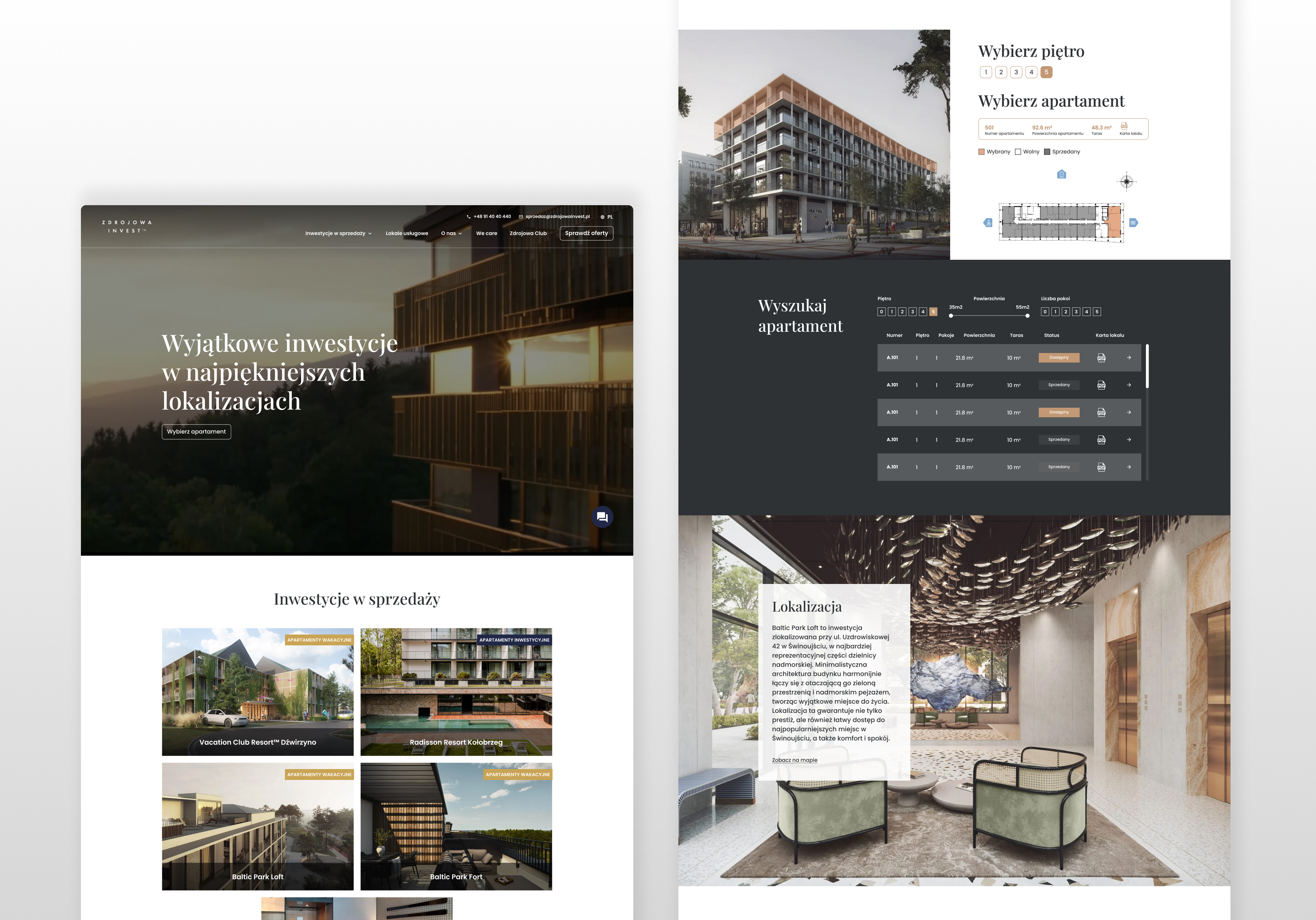 Zdrojowa Invest - Real Estate website real estate website