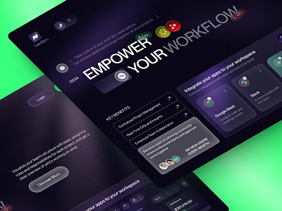 TeamSync - Web Design for SaaS design discover interface product service startup ui ux web website