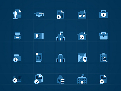 eServices Icons branding design iconography icons illustration web