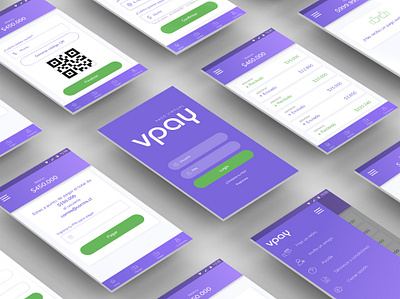 Crypto Wallet Design "VPay" app app design bitcoin crypto currency mobile payment ui ux wallet