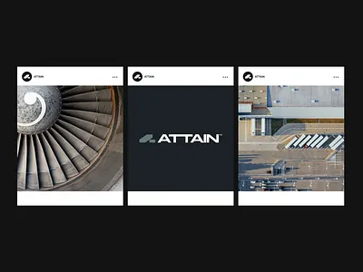 Attain - Social branding concept design graphic design identity logo social visual identity