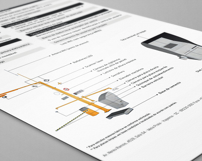 Technical Sheet Design graphic design industrial print sheet technical