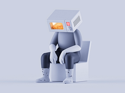 Kernel 3d c4d character cinema4d illustration loop render