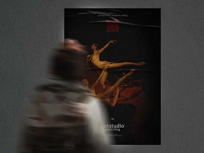 Ad. campaign for hot stretching and ballet studios ad advertasing artdirection ballet branding graphic design photoshoot poster