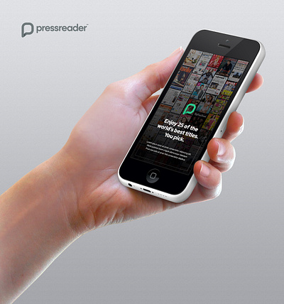 Splash Screen for PressReader MX App app store connect apps appstore graphic design ios splash screen