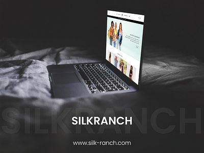 Silkranch Clothing Store clothing homepage landingpage trending cloths ui ux women women fashion