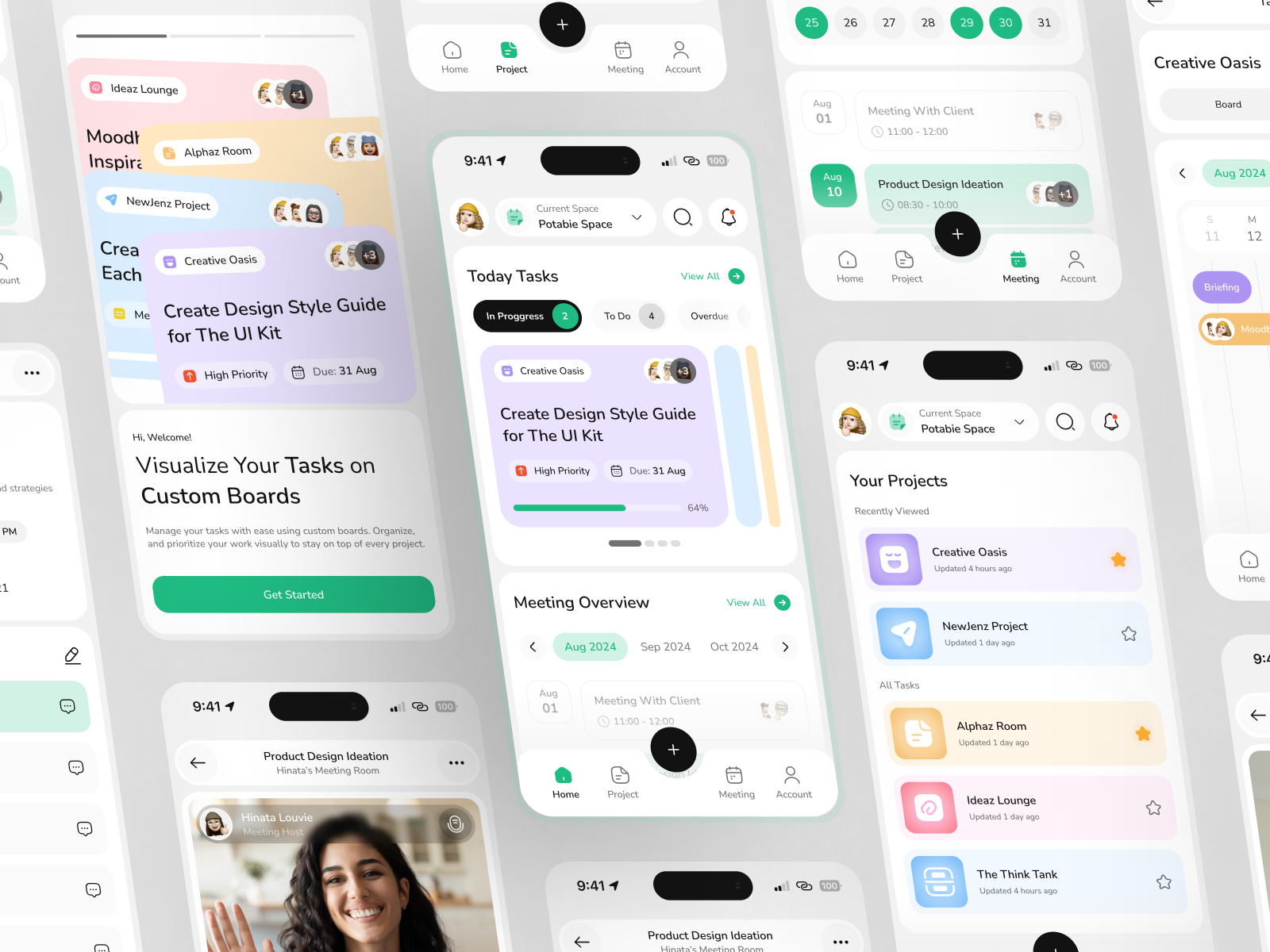 Example of Monthly   UI/UX Design Fulltime Service