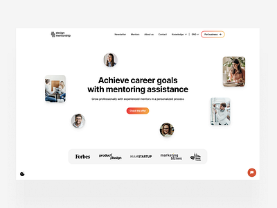 Mentoring website figma mentor program ui ux web web design webflow