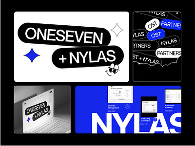 OneSeven Tech + Nylas Partnership Landing Page branding graphic design ui web