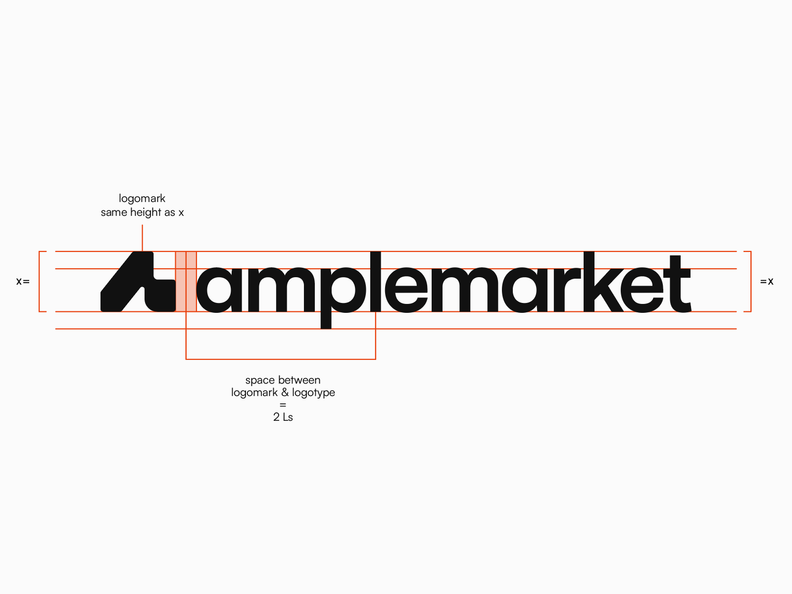Amplemarket Logo Construction a lettermark a logo a monogram abstract logo ai logo brand design brand identity branding grid logo growth logo logo logo construction ramp logo rebranding sales logo tech logo type typography