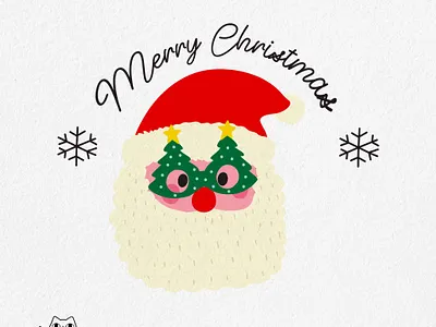 Christmas hand drawn _ Merry Christmas christmas hand drawn illustration pod print on demand