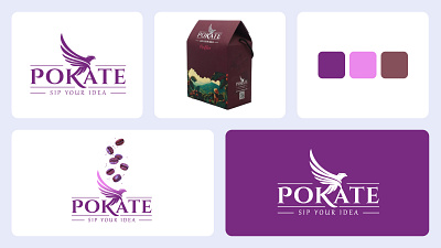 Logo Design-POKATE logo ui