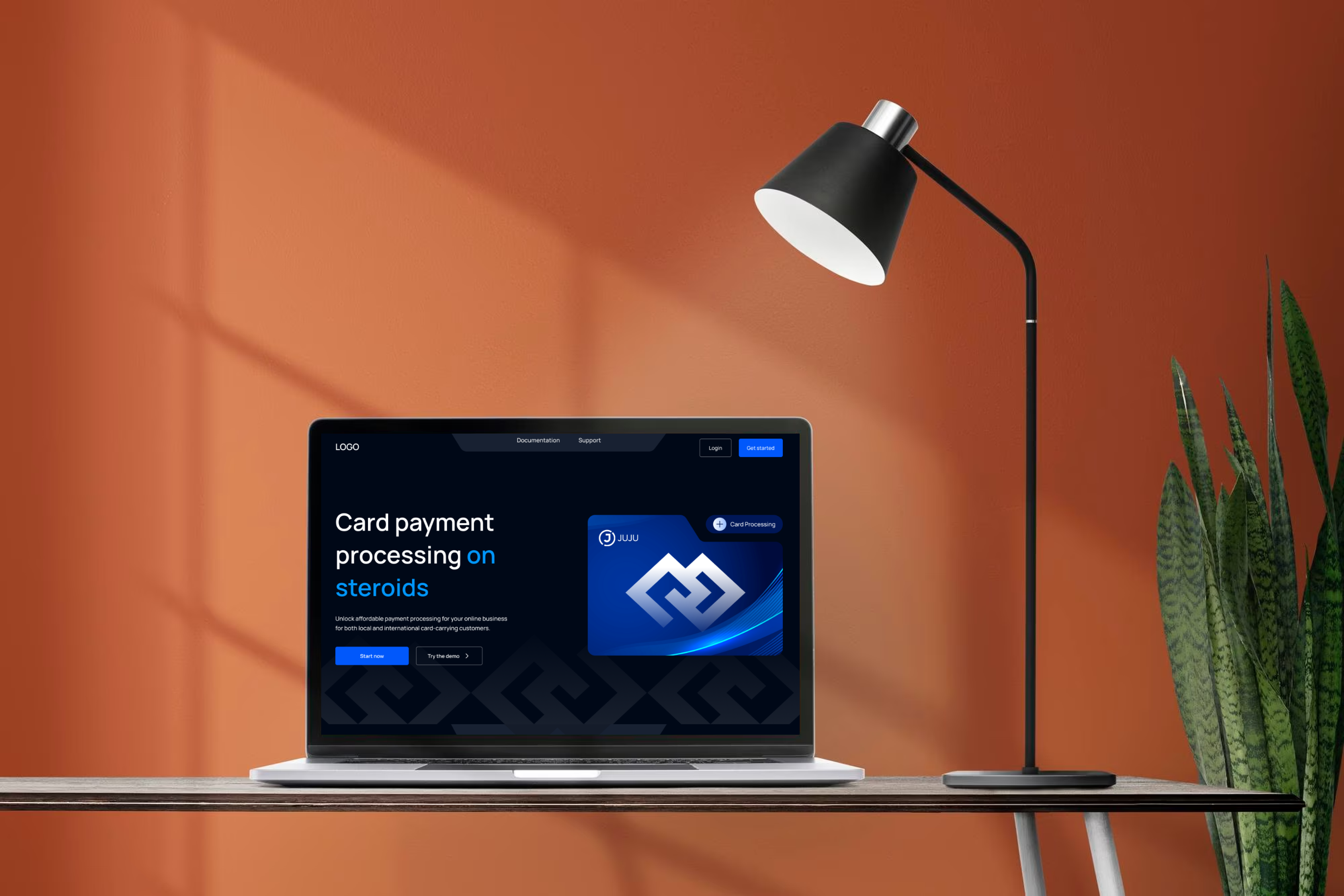 Card Payment hero section product design ui design ux design web design