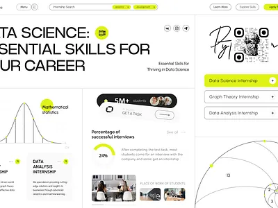 AI - Data Science & Machine Learning Template ai artificial intelligence branding data analytics data science design landingpage layout machine learning product science ui ux uxui web3 website