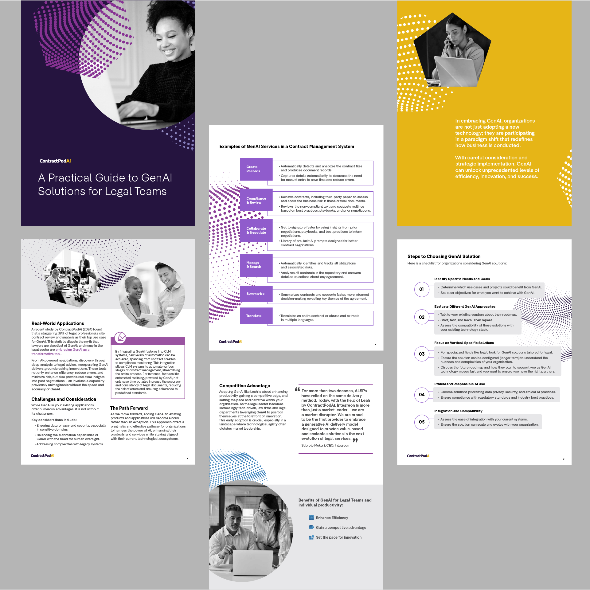 E-book art direction branding copy heavy dynamic ebook genai graphic design layout modern storytelling tech white paper