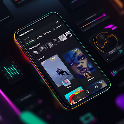 Web3 Music Platform app crypto crypto app design deutsch enterprise design follower german insta music nft nft app social social app social networking ui uiux ux web3 web3 app