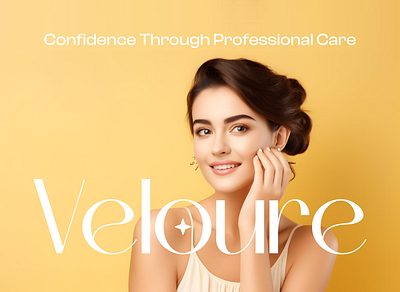 Veloure Beauty Products beauty beauty products best design studio india brand design brand identity branding clean creative creativedreams design design studio elegant logo logo design minimal packaging premium products skincare typography woman