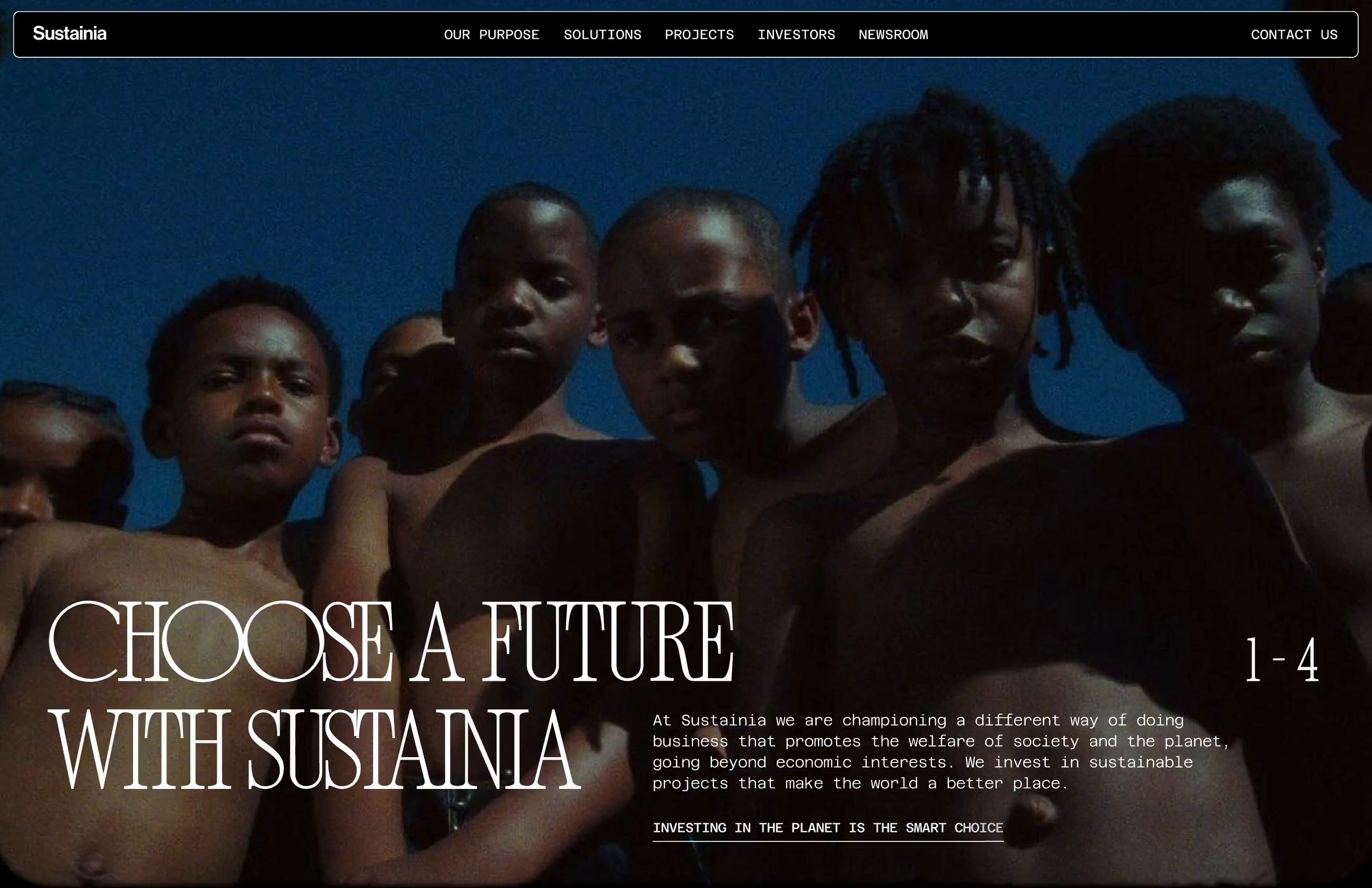 Example of Corporate Website Design