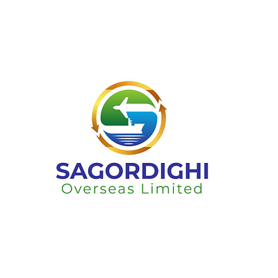 SagorDighi; Export Import Company logo design abstract air logo brand identity brand identity designer branding company logo creative logo design export import logo illustration logo o logo overseas logo round logo s logo design sea logo ship logo ui