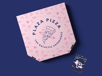 Plaza Pizza ✨🍕✨ Branding branding design download free freebie identity logo mockup mockups paper bag pizza box psd shopping bag template typography