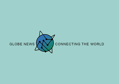 GLOBE NEWS/ DAILY LOGO CHALLENGE: TELEVISION NEWS NETWORK PROMPT connection dailylogochallenge globe globe news logo news world